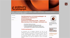 Desktop Screenshot of evolutions-paedagogik.ch